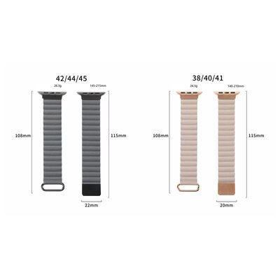 Apple Watch 40mm KRD-78 PU Deri Kordon Strap Kayış