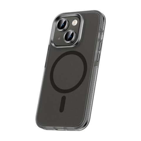 Apple iPhone 15 Kılıf Airbagli Magsafe Wireless Şarj Özellikli Lens Koruyuculu Patinda Klaptika Kapak