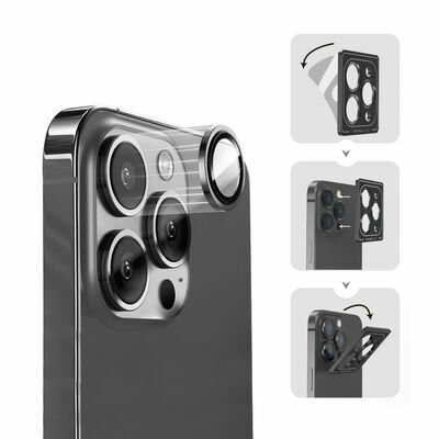 Apple iPhone 14 Wiwu Lens Guard Metal Kamera Lens Koruyucu