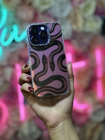 iPhone Hologramlı Momento Kılıf - Snake