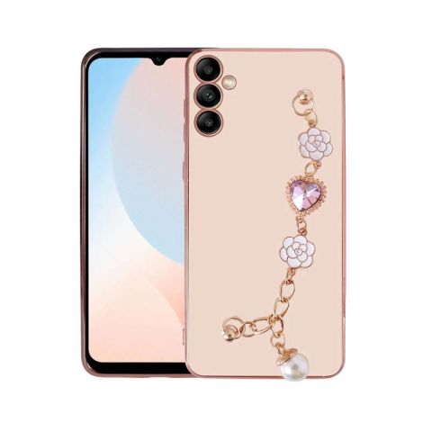 Galaxy A14 Kılıf El Tutamaçlı Kamera Korumalı Patinda Taka Silikon Kapak