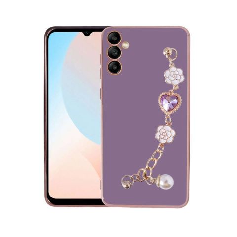 Galaxy A14 Kılıf El Tutamaçlı Kamera Korumalı Patinda Taka Silikon Kapak