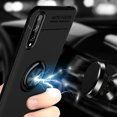 Huawei P Smart S (Y8P) Kılıf Patinda Ravel Silikon Kapak
