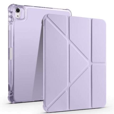 Apple iPad Air 11 2024 Kılıf Patinda Tri Folding Kalem Bölmeli Standlı Kılıf