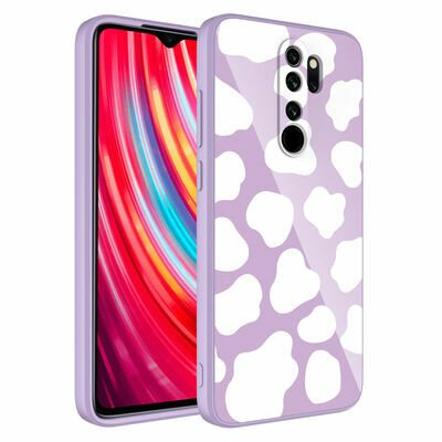 Xiaomi Redmi Note 8 Pro Kılıf Kamera Korumalı Desenli Sert Silikon Patinda Epoksi Kapak