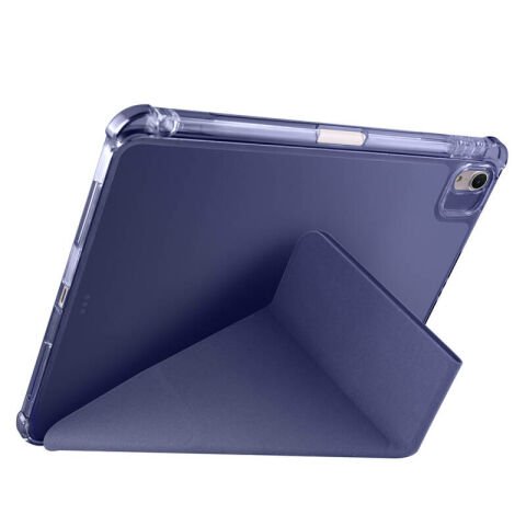 Apple iPad Air 11 2024 Kılıf Patinda Tri Folding Kalem Bölmeli Standlı Kılıf