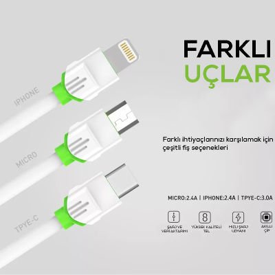 Patinda LS32 Micro Usb Kablo