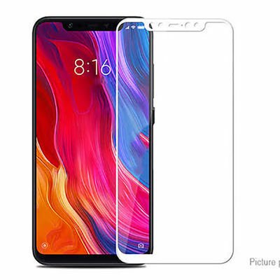 Xiaomi Mi 8 SE Patinda Kenarları Kırılmaya Dayanıklı Cam Ekran Koruyucu
