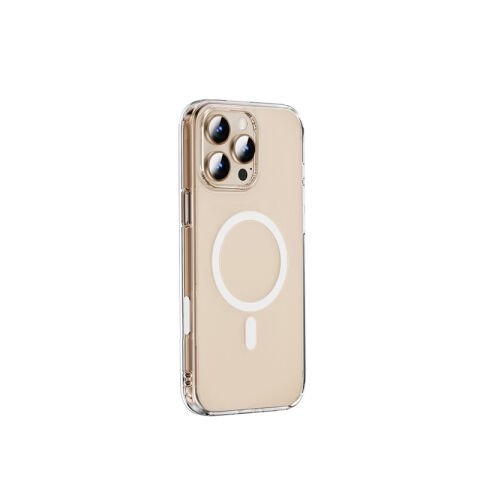 Apple iPhone 16 Pro Kılıf Wiwu MCC-102 Magnetic Crystal Sert PC Kapak