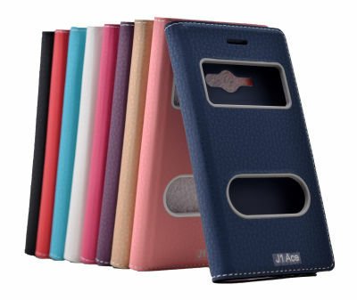 Galaxy J1 Ace Kılıf Patinda Dolce Kapaklı Kılıf