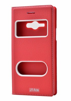 Galaxy J1 Ace Kılıf Patinda Dolce Kapaklı Kılıf
