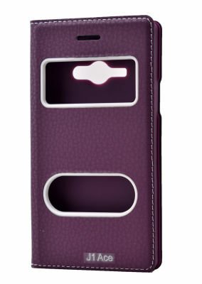 Galaxy J1 Ace Kılıf Patinda Dolce Kapaklı Kılıf