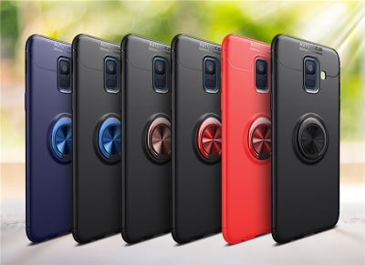 Galaxy A6 2018 Kılıf Patinda Ravel Silikon Kapak
