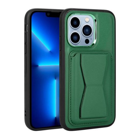 Apple iPhone 13 Pro Max Kılıf Kartlıklı Standlı ?Pu Deri Patinda Memo Kapak