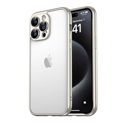 Apple iPhone 15 Pro Kılıf Patinda Kamera Korumalı Bontez Bumper