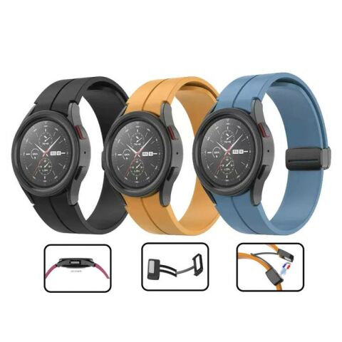 Galaxy Watch 5 44mm Patinda KRD-84 Silikon Kordon