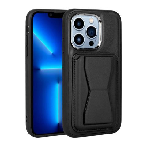 Apple iPhone 13 Pro Kılıf Kartlıklı Standlı ?Pu Deri Patinda Memo Kapak