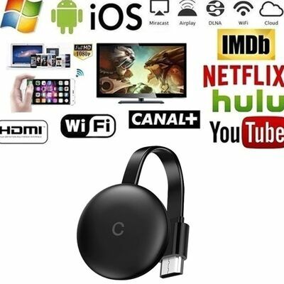 Patinda G12 Chromecast Kablosuz HDMI Ses ve Görüntü Aktarıcı