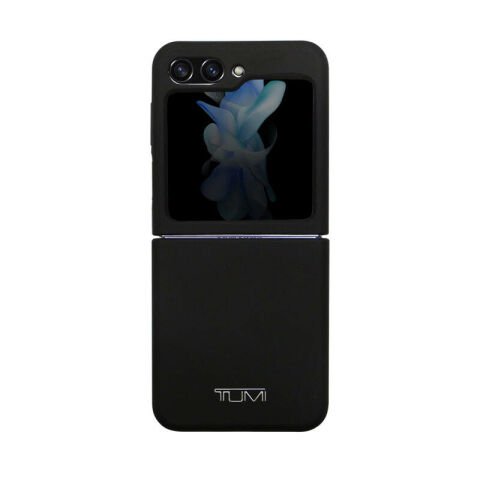 Galaxy Z Flip 5 Kılıf TUMI Liquid Silikon Metal Logo Dizayn Orjinal Lisanslı Kapak