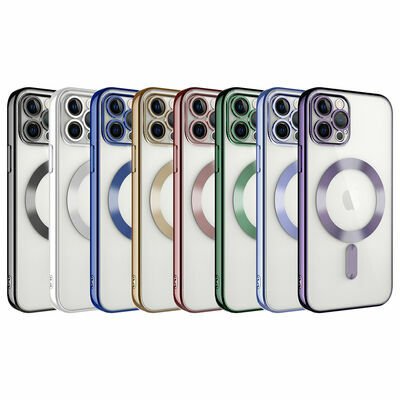 Apple iPhone 12 Pro Kılıf Kamera Korumalı Magsafe Wireless Şarj Özellikli Patinda Demre Kapak