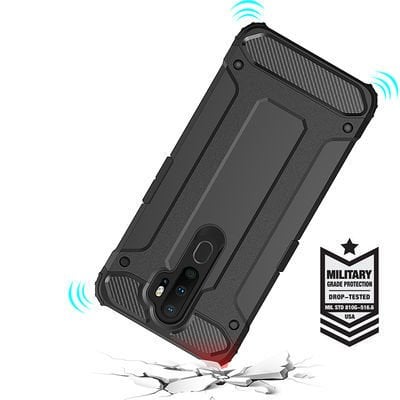 Oppo A5 2020 Kılıf Patinda Crash Silikon Kapak