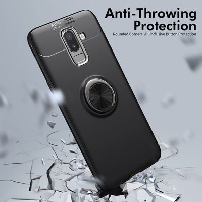 Galaxy J8 Kılıf Patinda Ravel Silikon Kapak
