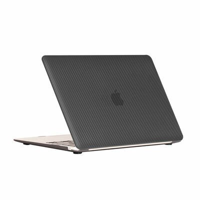 Apple Macbook 13.3' Air 2020 A2337 Patinda MSoft Carbon Fiber Tasarımlı Kapak