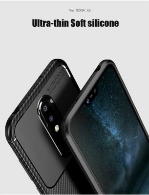 Nokia 5.1 Plus Kılıf Patinda Negro Silikon Kapak