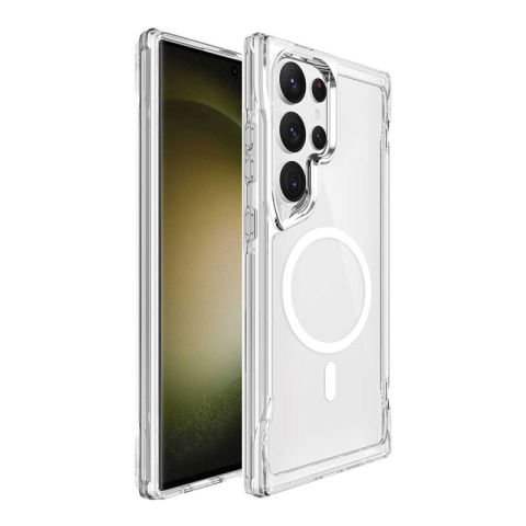 Galaxy S24 Ultra Kılıf Patinda Magsafe Şarj Özellikli T-Max Magsafe Kapak