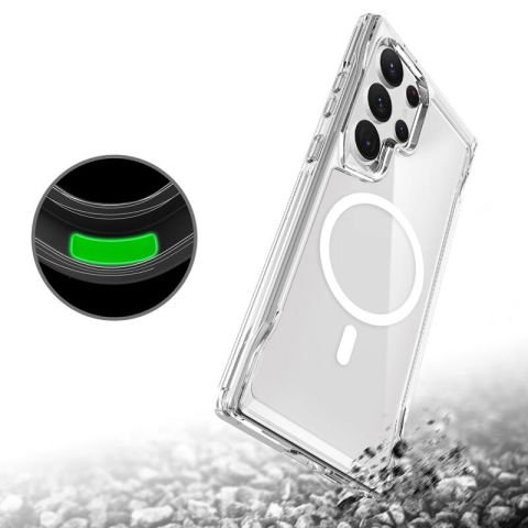 Galaxy S24 Ultra Kılıf Patinda Magsafe Şarj Özellikli T-Max Magsafe Kapak