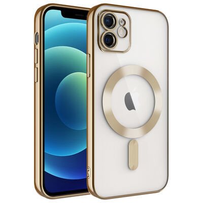 Apple iPhone 12 Kılıf Kamera Korumalı Magsafe Wireless Şarj Özellikli Patinda Demre Kapak