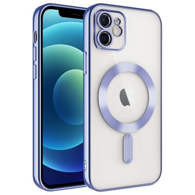 Apple iPhone 12 Kılıf Kamera Korumalı Magsafe Wireless Şarj Özellikli Patinda Demre Kapak