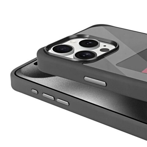 Apple iPhone 15 Pro Max Kılıf Ekranı Yansıtan Patinda Akıllı NFC Kapak