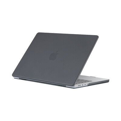 Apple Macbook Pro 16.2 2023 A2780 Patinda MSoft Carbon Fiber Tasarımlı Kapak