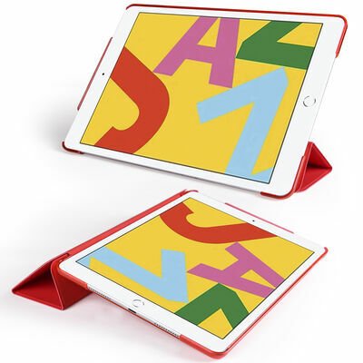 Apple iPad 10.2 2021 (9.Nesil) Patinda Smart Cover Standlı 1-1 Kılıf