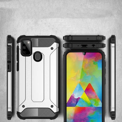 Galaxy M21 Kılıf Patinda Crash Silikon Kapak