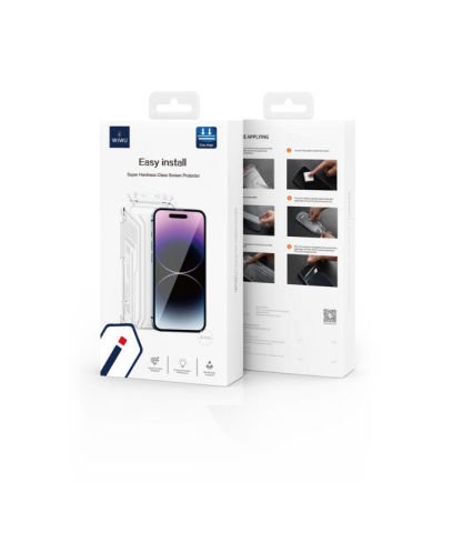 Apple iPhone 15 Pro Wiwu SQ-005 Easy İnstall iVista Super Hardness Ekran Koruyucu