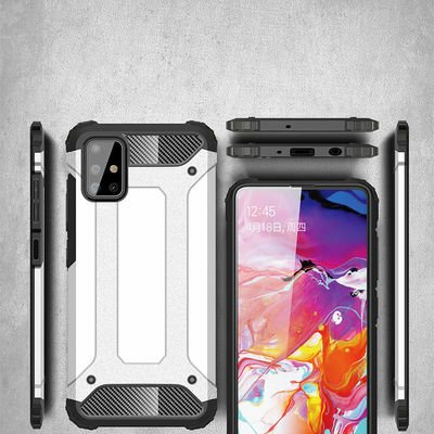 Galaxy A51 Kılıf Patinda Crash Silikon Kapak