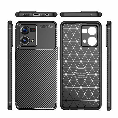 Oppo Reno 7 4G Kılıf Patinda Negro Silikon Kapak