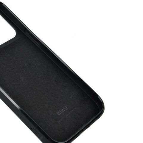 Apple iPhone 13 Kılıf Wiwu Croco Pattern Calfskin Orjinal Deri Kapak