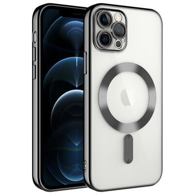 Apple iPhone 11 Pro Max Kılıf Kamera Korumalı Magsafe Wireless Şarj Özellikli Patinda Demre Kapak