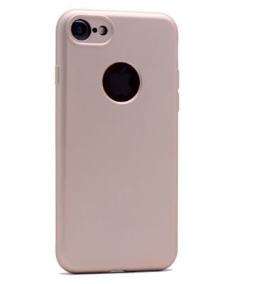 Apple iPhone 7 Kılıf Patinda 360 Silikon Kılıf Siyah
