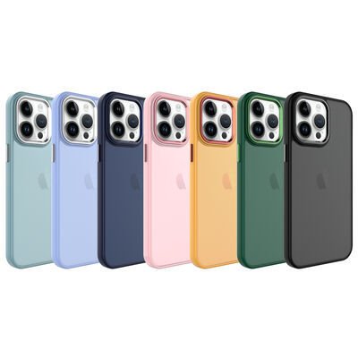 Apple iPhone 14 Pro Kılıf Buzlu Sert PC Patinda May Kapak
