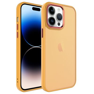 Apple iPhone 14 Pro Kılıf Buzlu Sert PC Patinda May Kapak