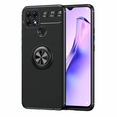 Oppo A15 Kılıf Patinda Ravel Silikon Kapak