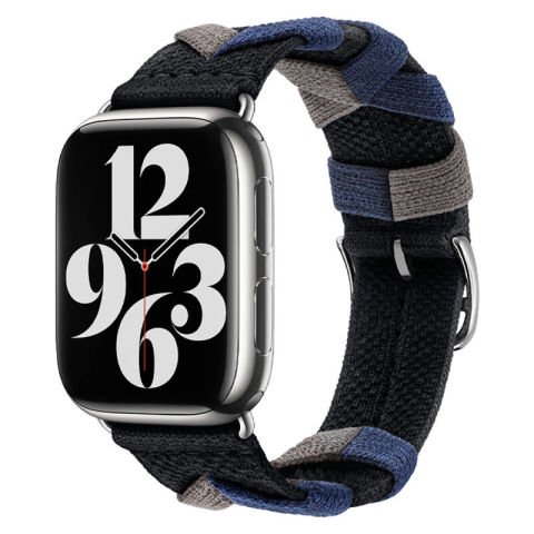 Apple Watch 44mm Patinda KRD-97 Sarmal Örgü Tasarımlı Kordon