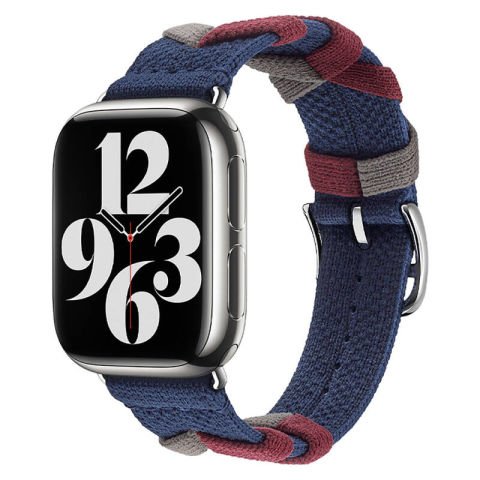 Apple Watch 44mm Patinda KRD-97 Sarmal Örgü Tasarımlı Kordon