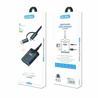 ?Go Des GD-DK106 5 in 1 OTG Hafıza Kart Okuyucu