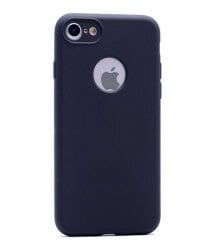 Apple iPhone 7 Kılıf Patinda 360 Silikon Kılıf Siyah
