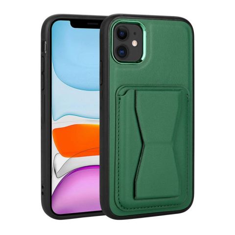 Apple iPhone 12 Kılıf Kartlıklı Standlı ?Pu Deri Patinda Memo Kapak